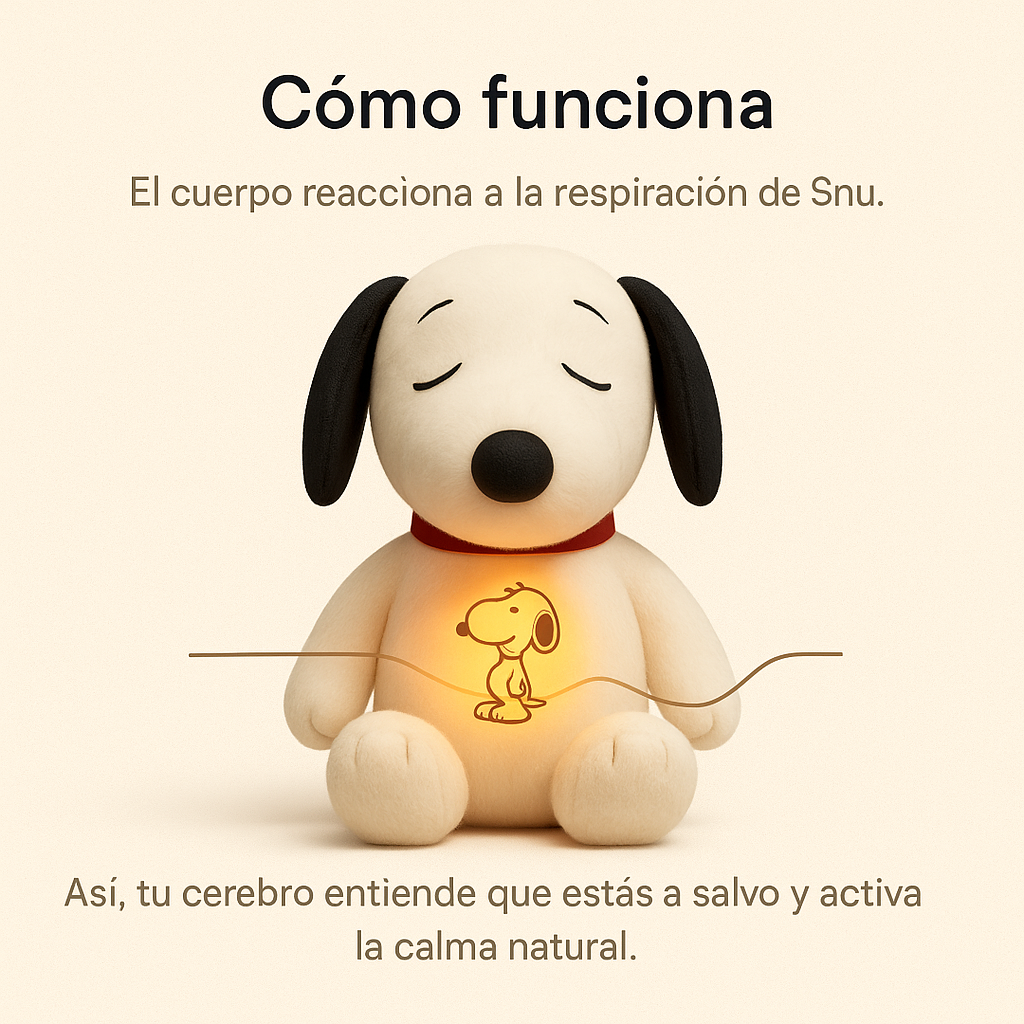 Snu™ — respira, abraza, descansa.